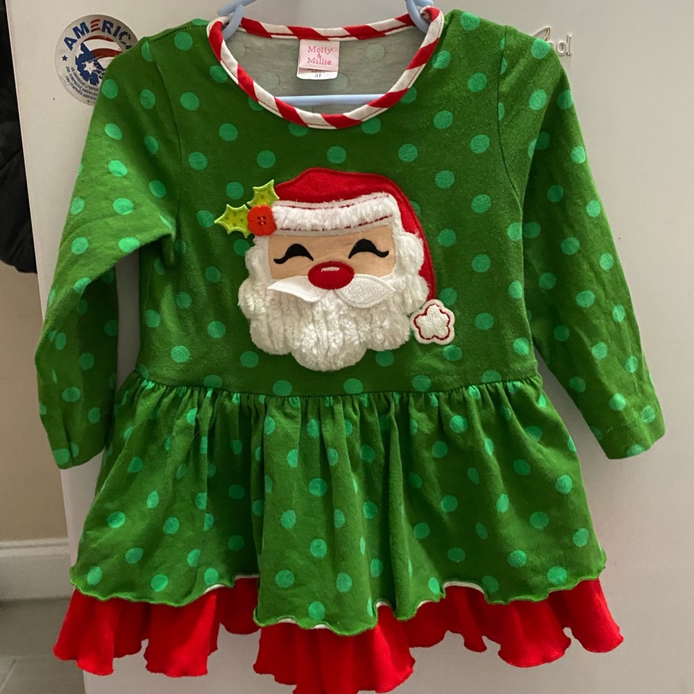 Girl Mollie and Millie Christmas Set size 3t